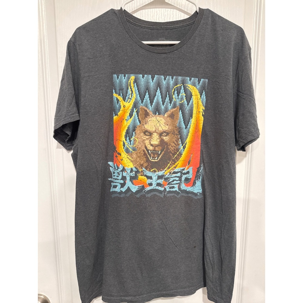Sega Altered Beast Werewolf Graphic Tee Shirt XL Charcoal Grey Loot Crate Gaming